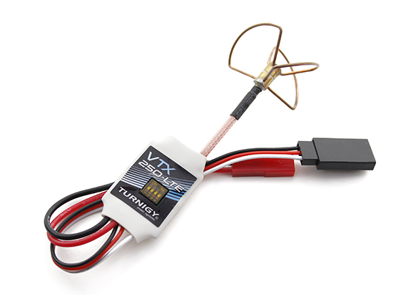 Turnigy VTX250-LTE Micro 250mw 5.8GHz 5.8G Video Transmitter with Clover Antenna