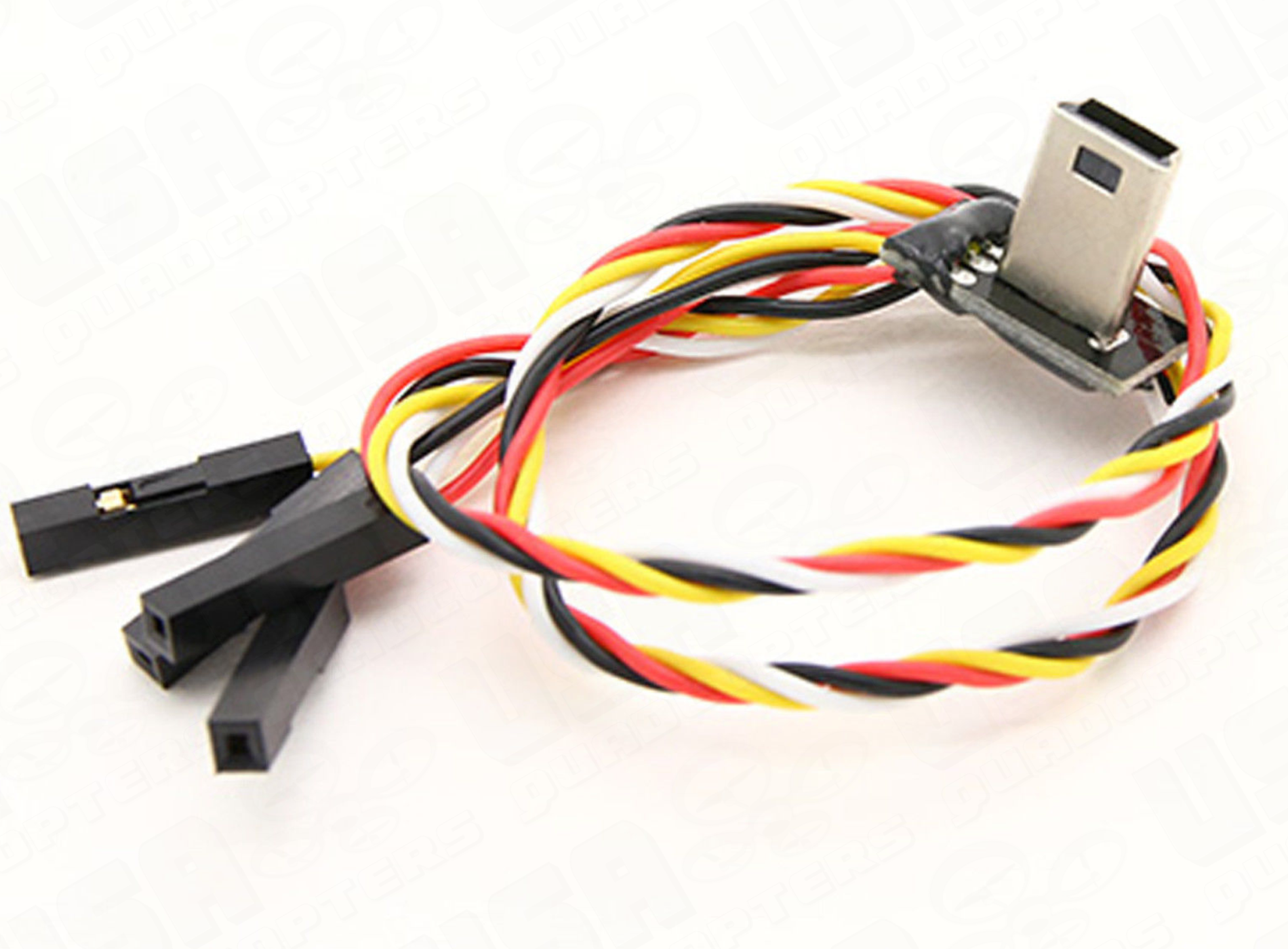 Mobius USB to AV Out FPV Video Feed Cable with Power Feed Line