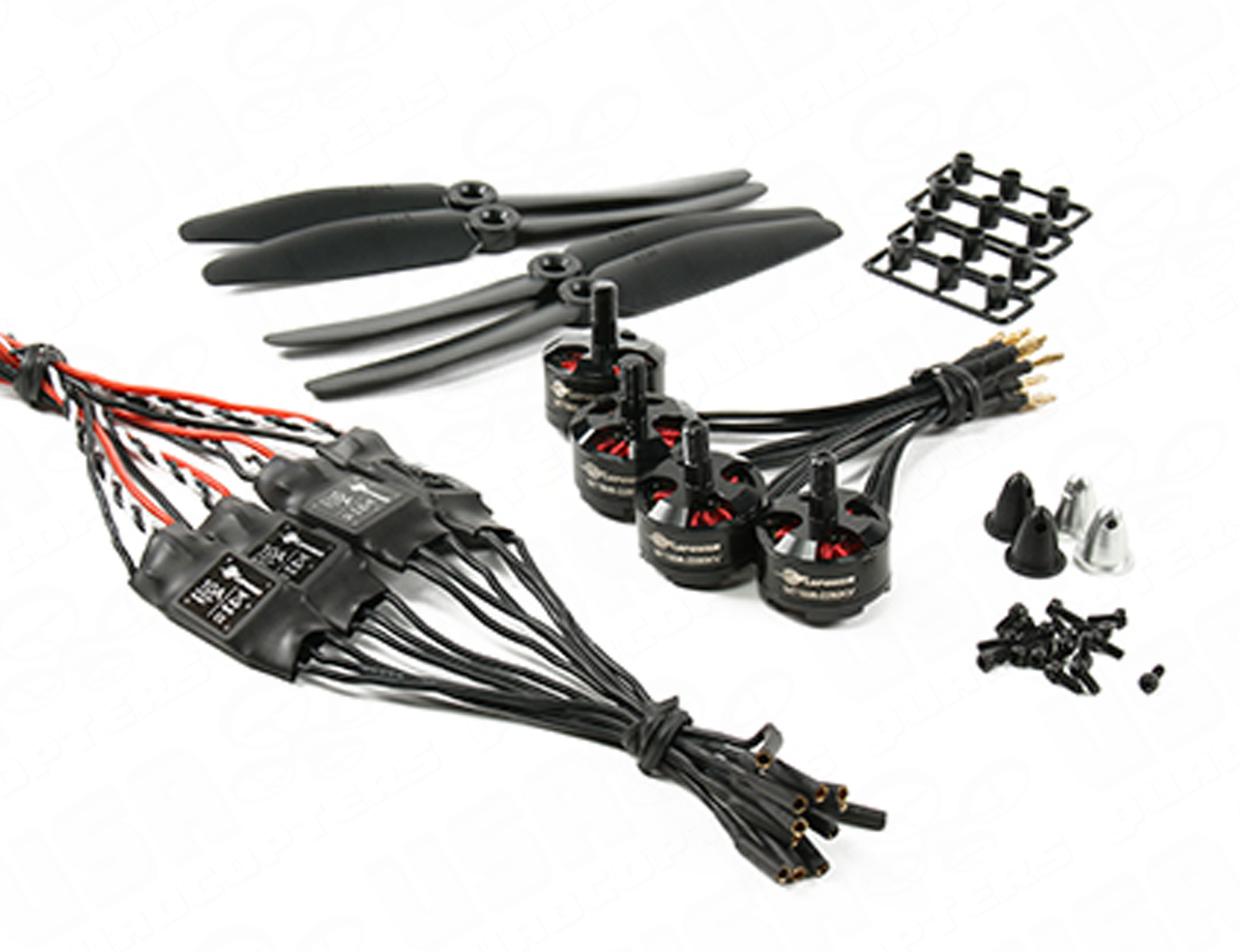 LDPower 250 Race-Spec Power System 1806-3100kv Motors with 10A ESCs and 5x3 Propellers