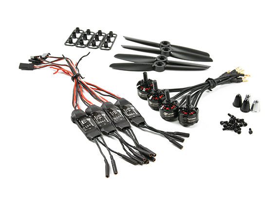 LDPower D150 Power System MT1306-3100kv Motors with 6A ESCs and 4 x 4.5 Propellers