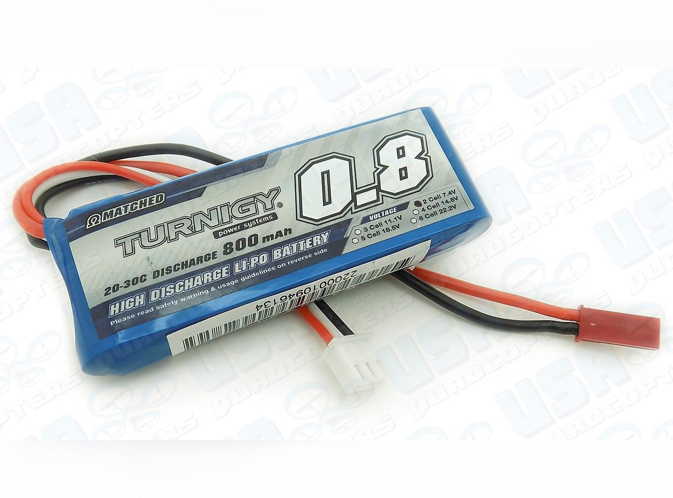 Turnigy 800mAh 2S 20C 30C LiPo