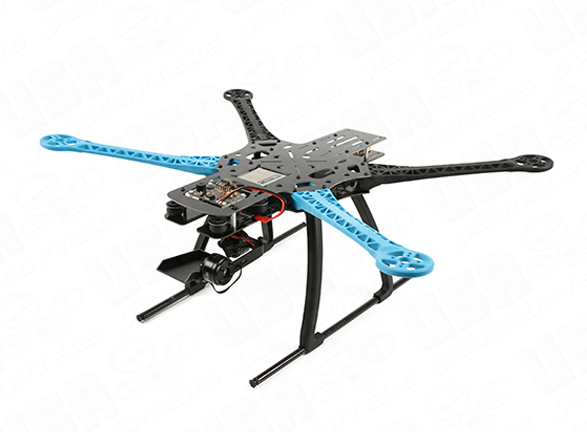 DeadCat Pro 500mm Quadcopter Frame Kit w/ 2Axis Mobius Gimbal + Extra