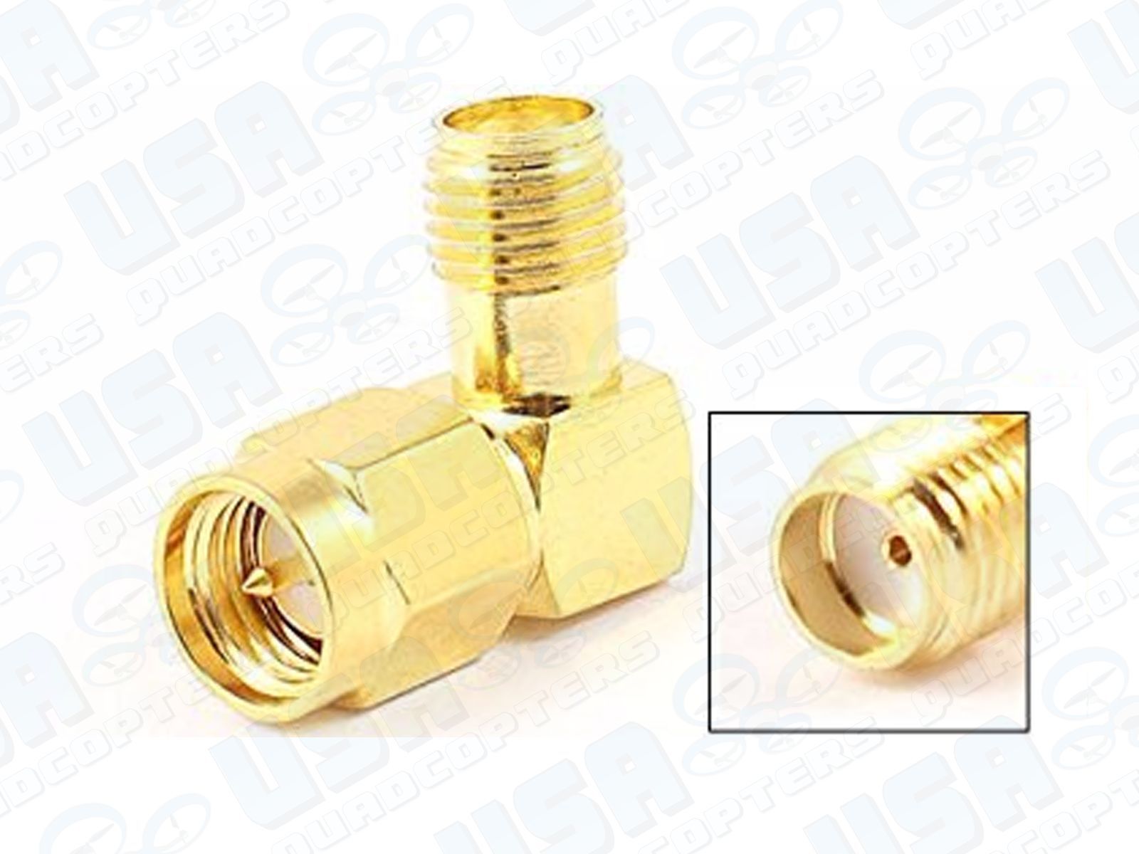 SMA Male to SMA Female Coaxial Gold Plated Adapter for 5.8gHz System