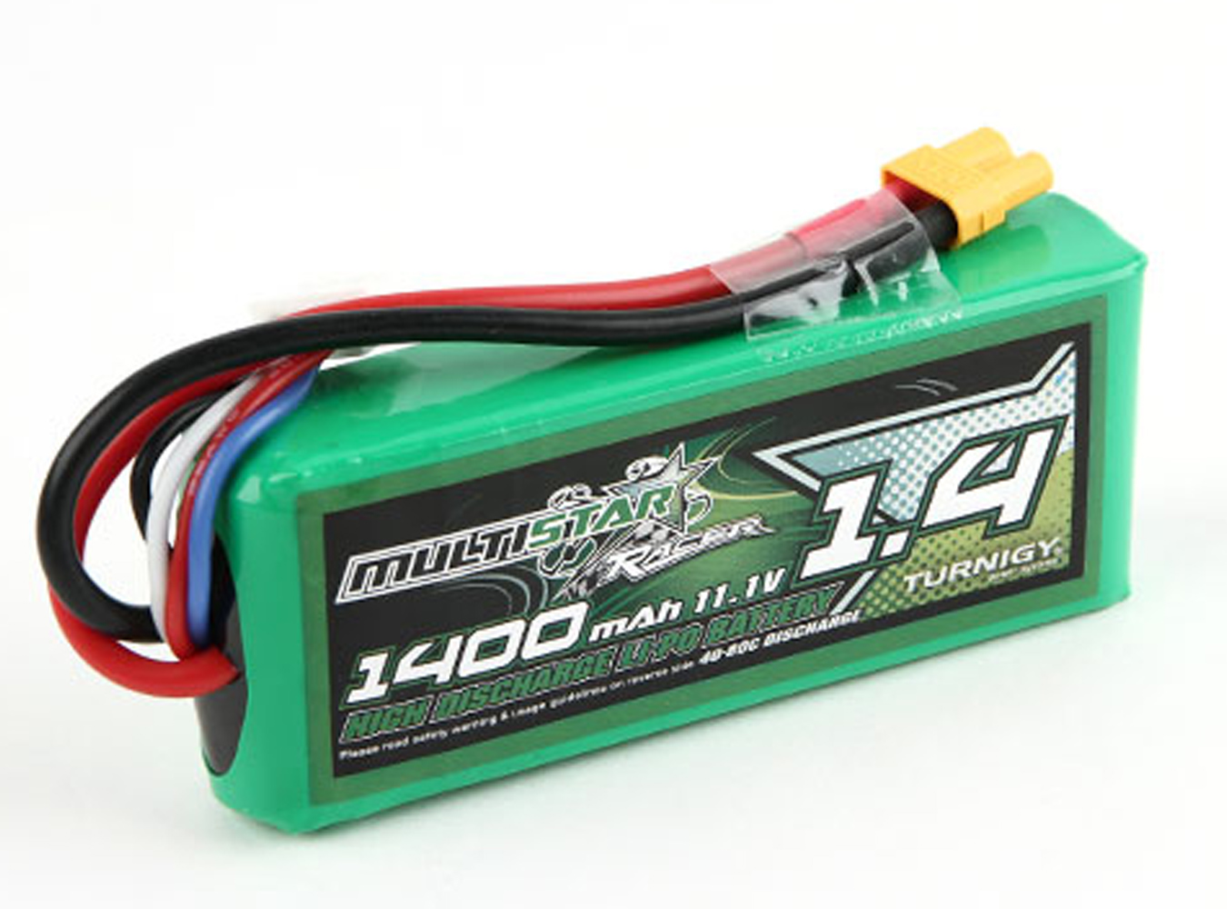 Multistar Race-Spec 1400mah 3s 40c 80c 11.1v LiPo