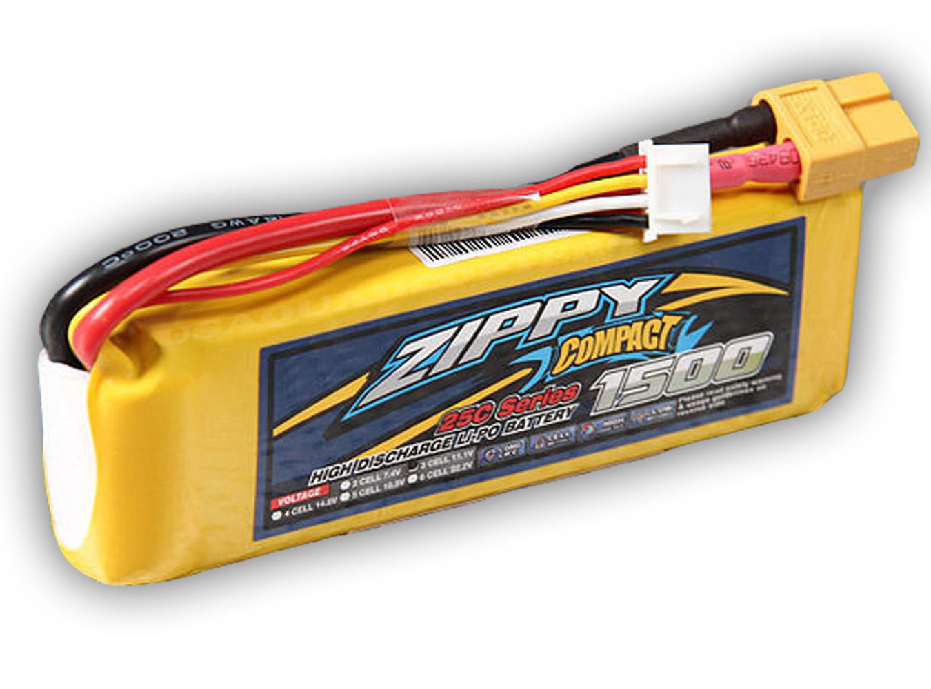 Zippy Compact 1500mAh 3S 35C 50C LiPo