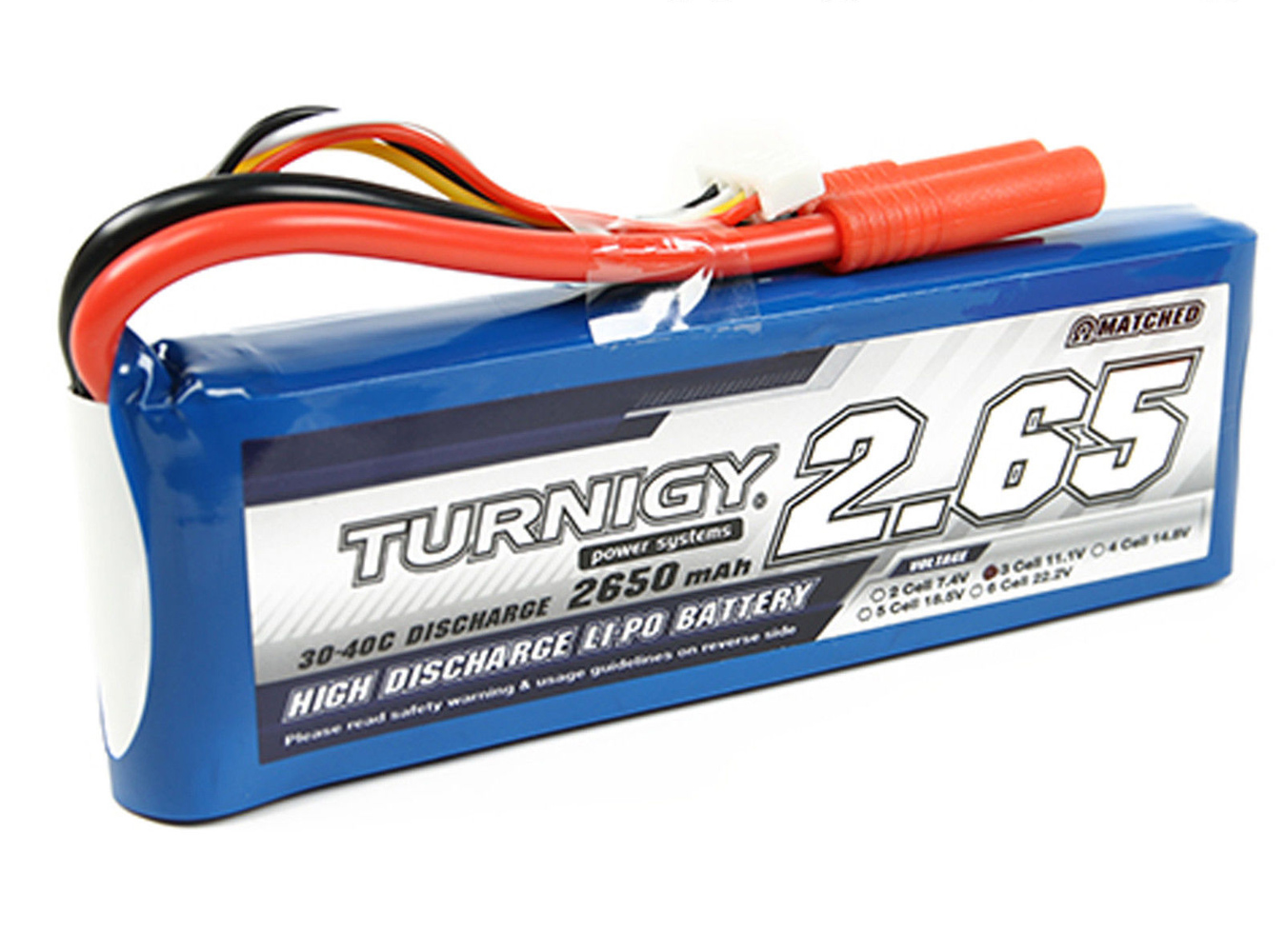 Turnigy 2650mAh 3S 30C 40C 11.1V LiPo